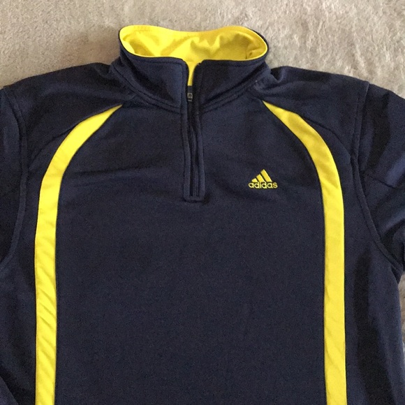 Adidas Jacket great U Michigan colors EUC UMich #GoBlue - Picture 4 of 12